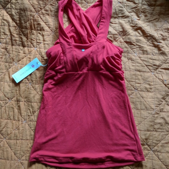 Kira Grace Glamour Goddess Luxe Halter in Ruby - Picture 3 of 4